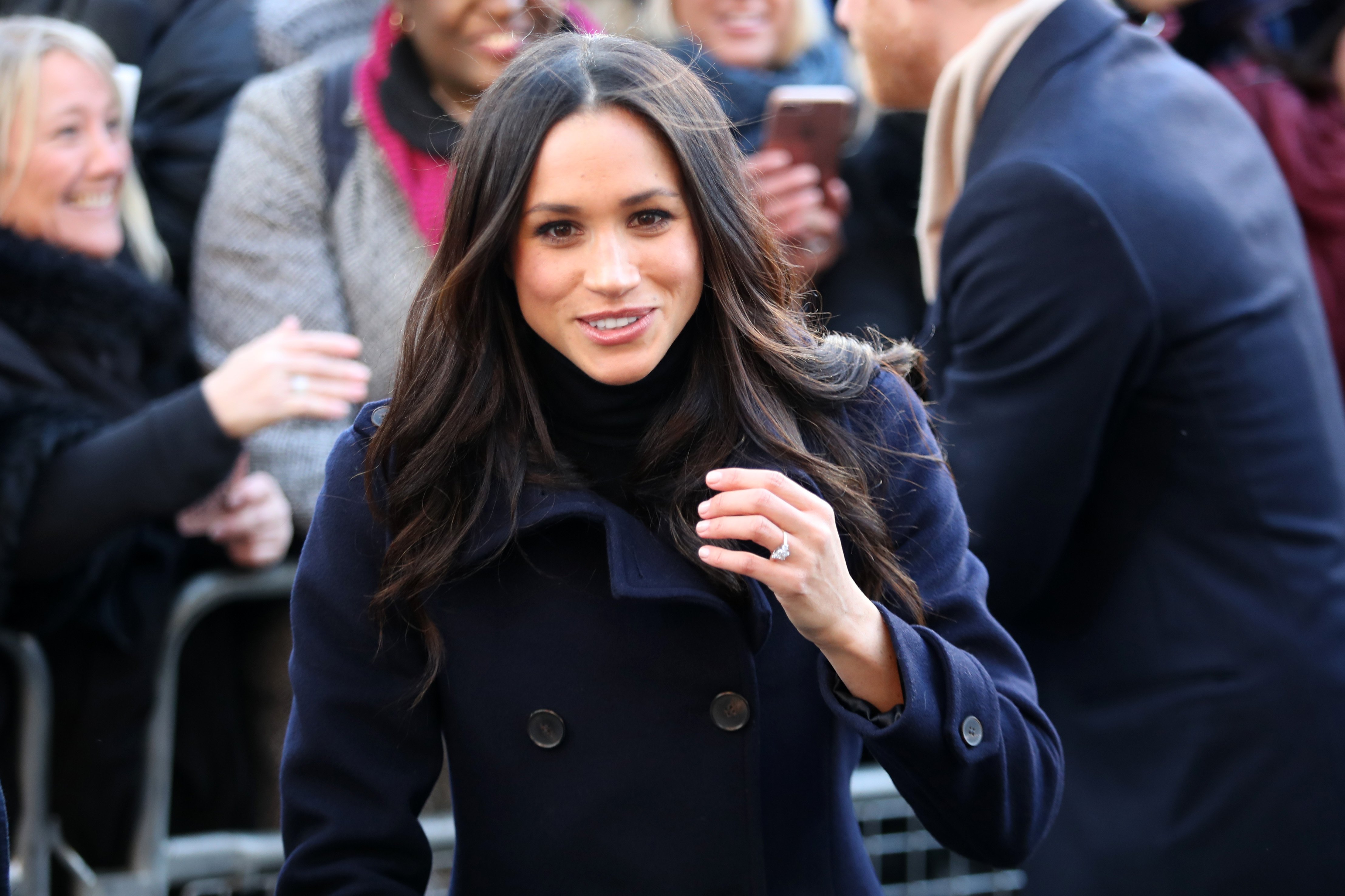 Meghan Markle at the Terrance Higgins Trust World AIDS Day charity fair on December 1, 2017, in Nottingham, England. | Source: Getty Images
