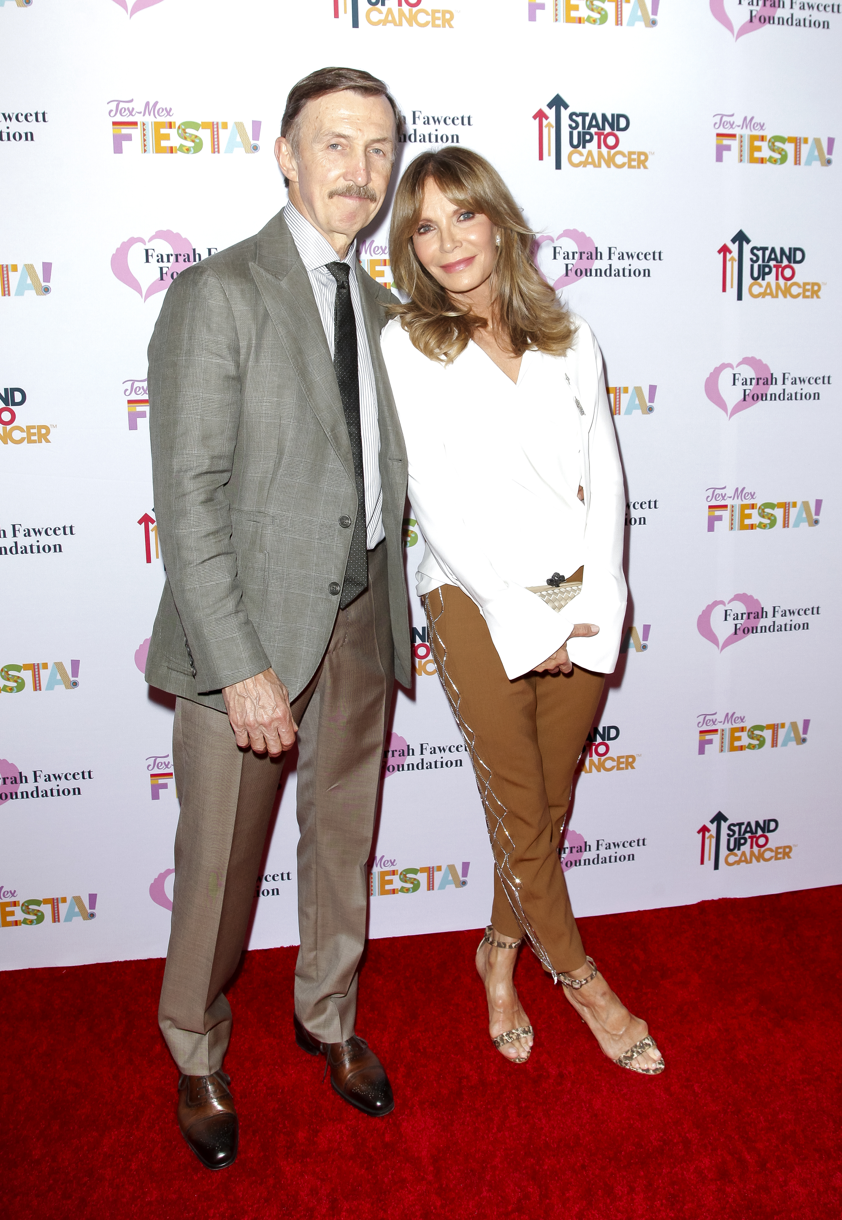 Brad Allen and Jaclyn Smith at Farrah Fawcett Foundation's Tex-Mex Fiesta in Beverly Hills, 2019 | Source: Getty Images