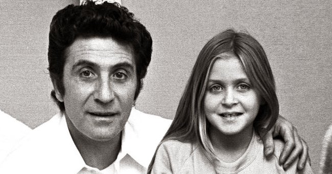 Gilbert Bécaud et sa fille. | Photo : Getty Images