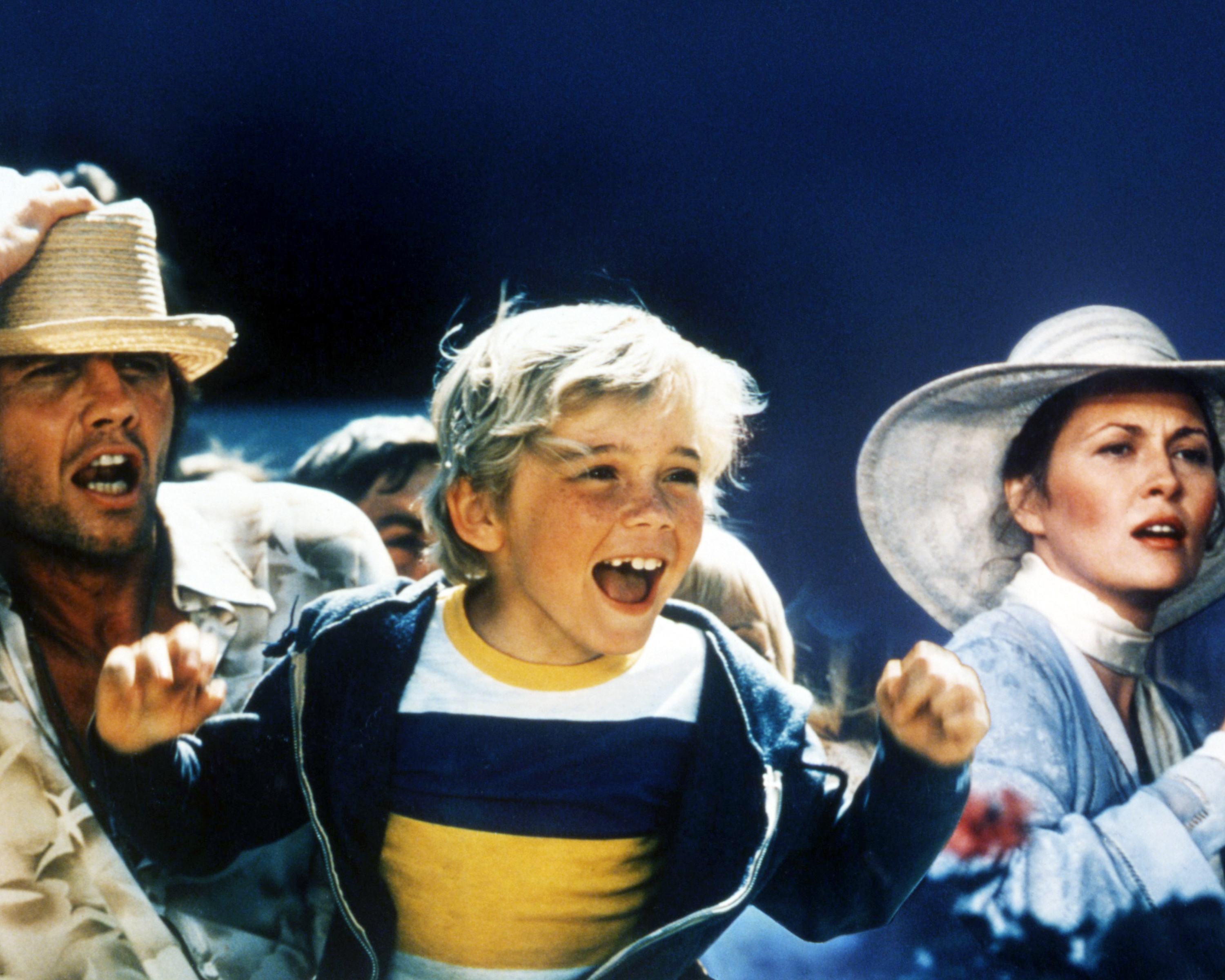 The young star and his "The Champ" co-stars shooting the film in 1979. | Source: Getty Images