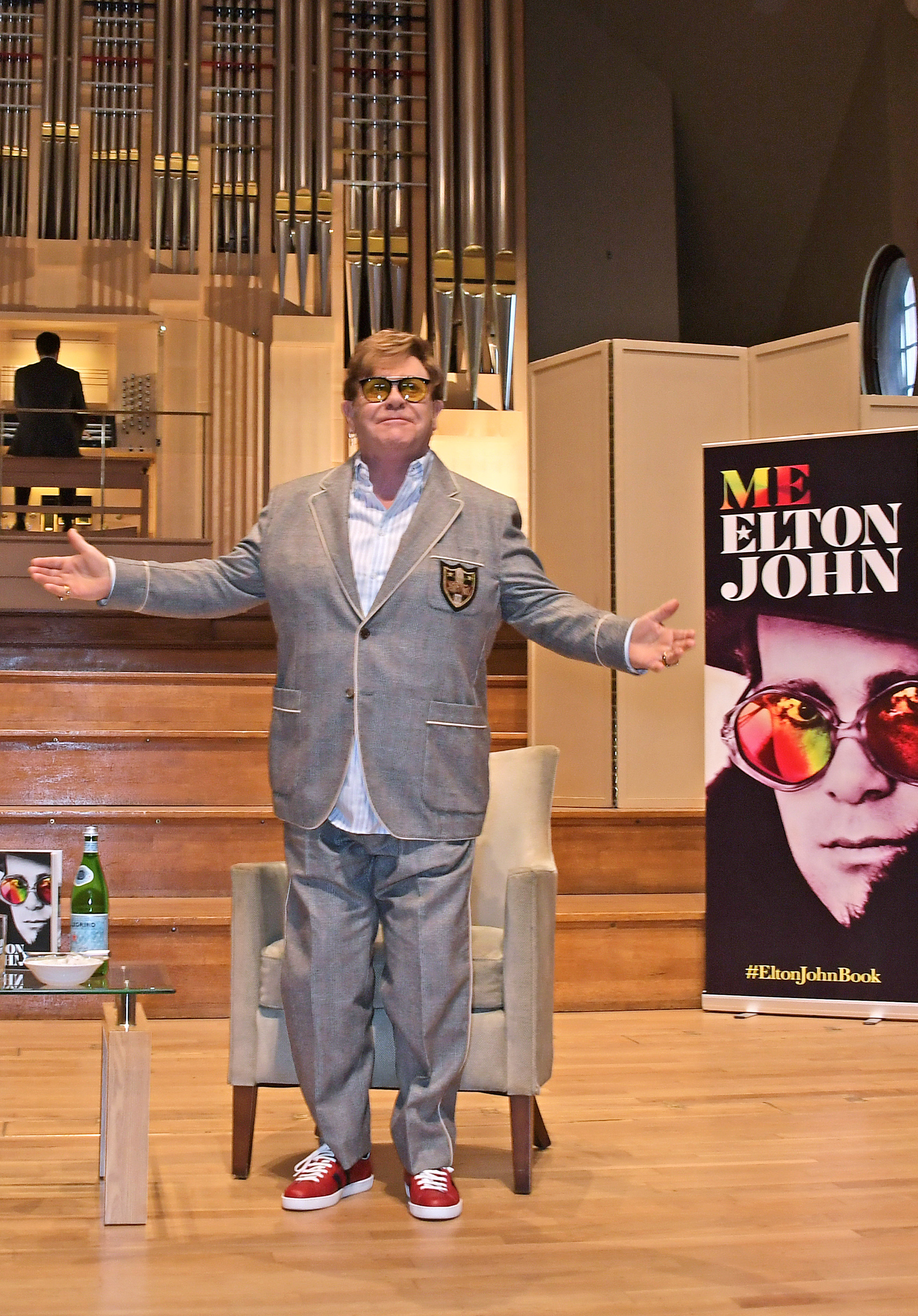 Elton John looks back and gives back at The Royal Academy of Music in celebration of his autobiography'Me' in London, England, on November 19, 2019 | Source: Getty Images