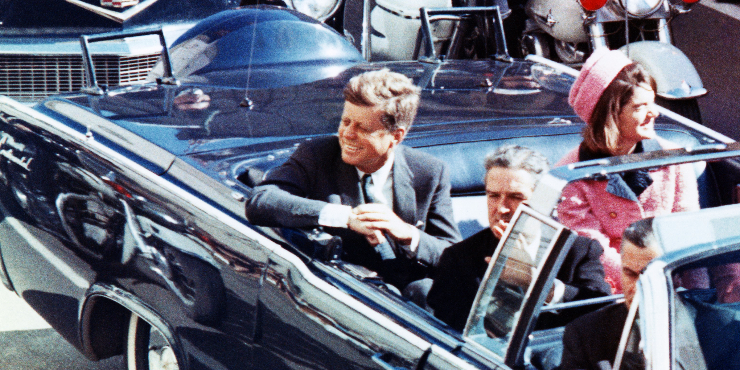 Former president John F. Kennedy on the day of his assassination | Source: Getty Images