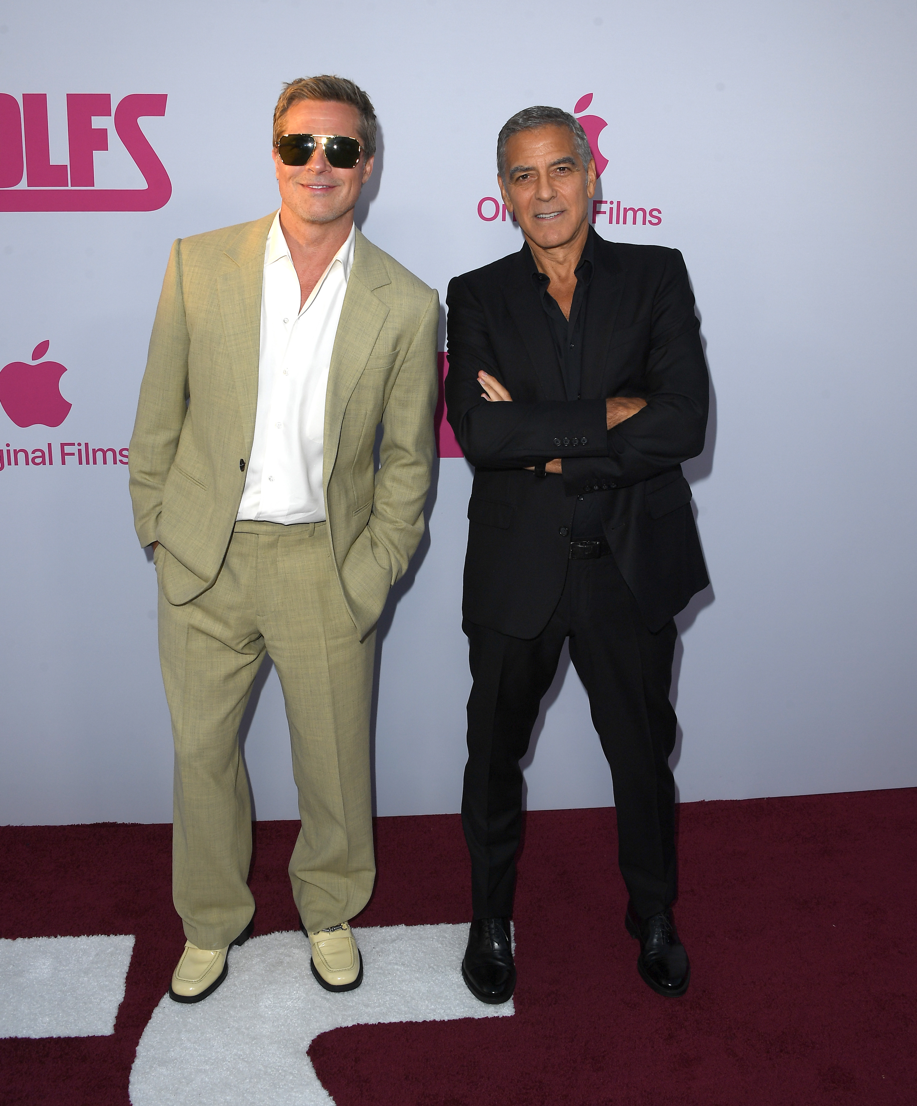 Brad Pitt and George Clooney. | Source: Getty Images