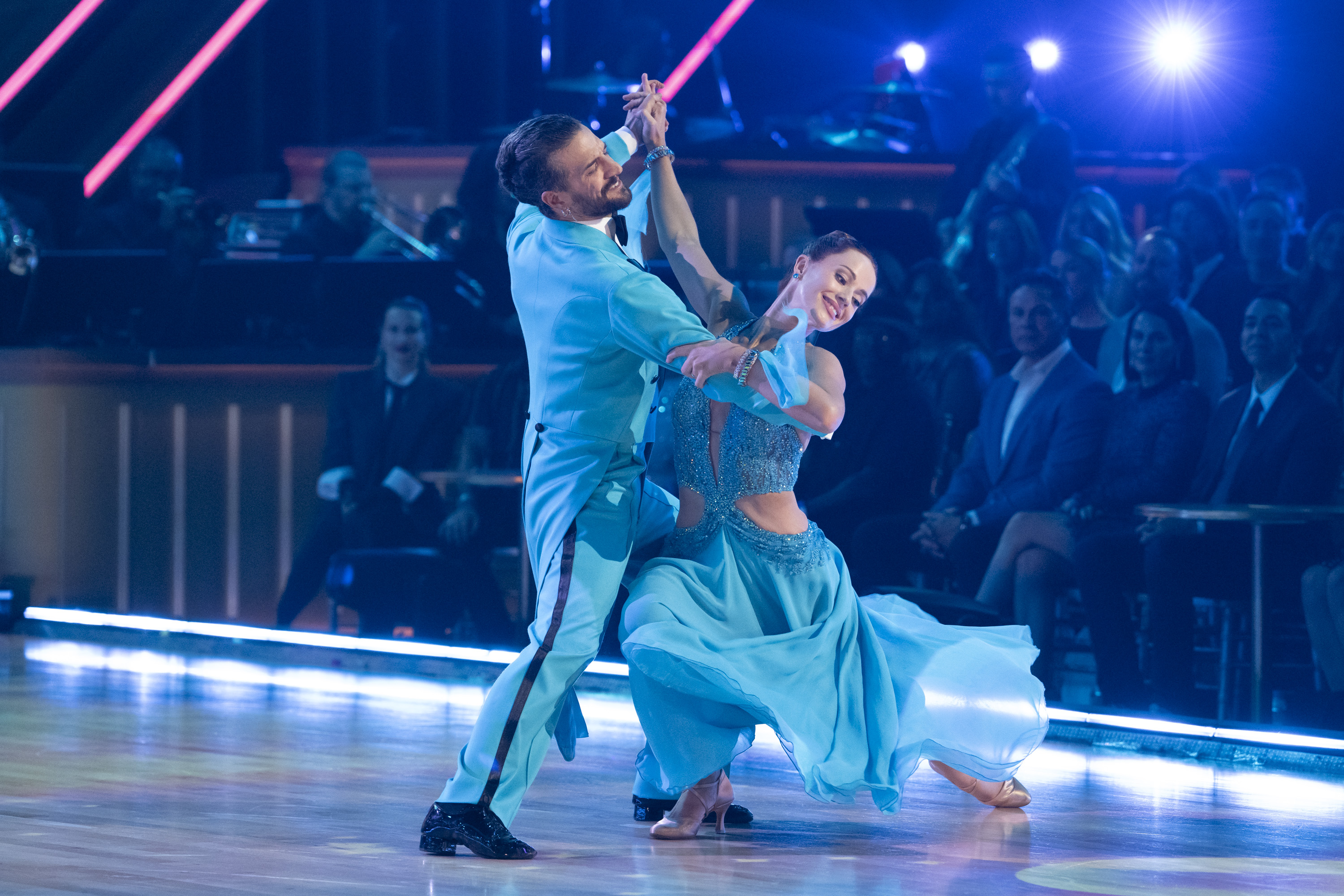 Whitney Leavitt and Mark Ballas perform on "Dancing with the Stars" on November 18, 2025 | Source: Getty Images