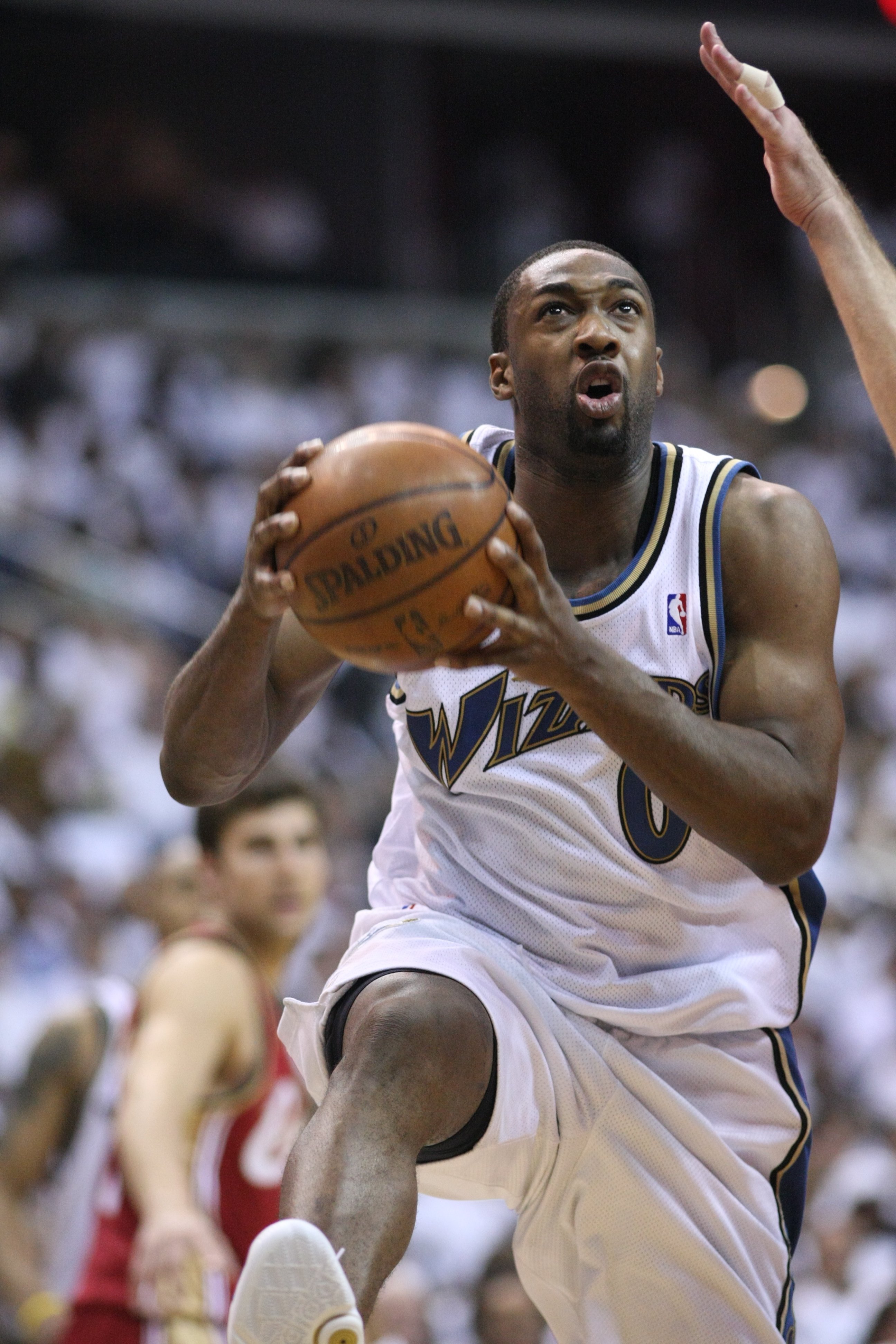 Gilbert Arenas during his tenure with the Washington Wizards, April, 2008 | Photo By Keith Allison - originally posted to Flickr as Gilbert Arenas, CC BY-SA 2.0, Wikimedia Commons Images