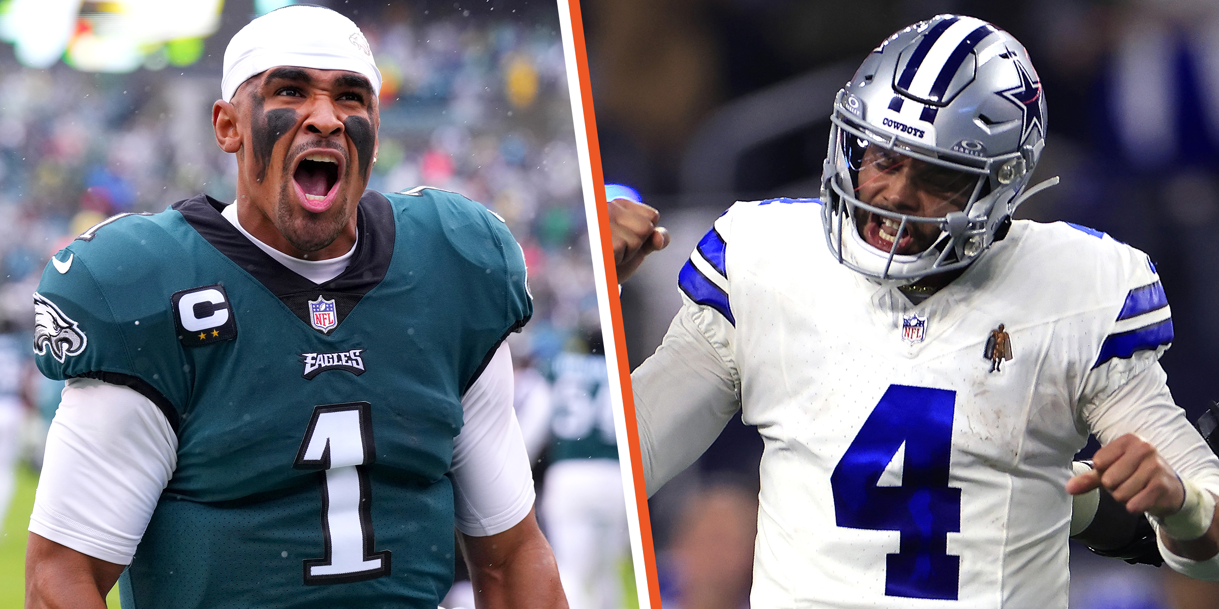 Philadelphia Eagles | Dallas Cowboys | Source: Getty Images