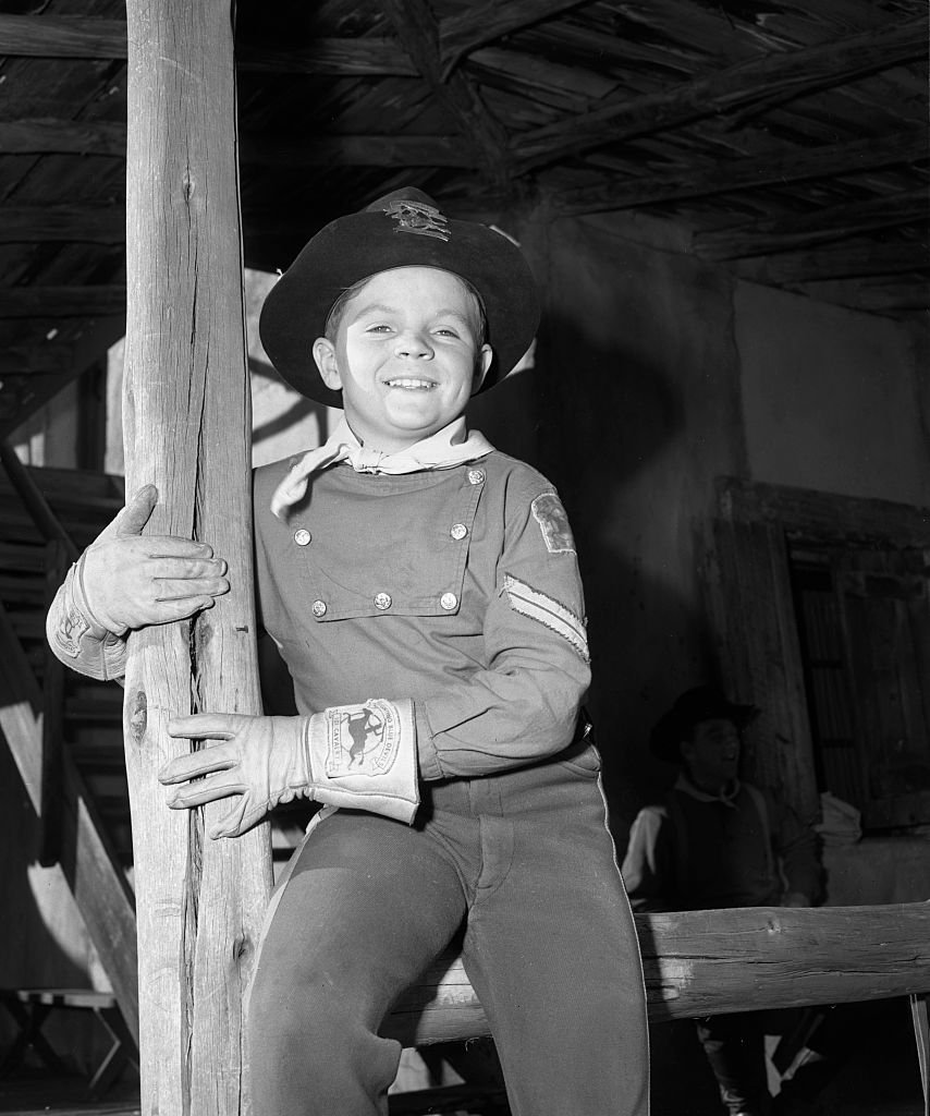 Portrait of Lee Aaker [as Rusty] in "Adventures of Rin Tin Tin" on January 1, 1955 | Photo: Getty Images