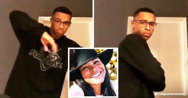 Nia Long's eldest son is all grown up and shows off crazy dance moves in new video shared by mom