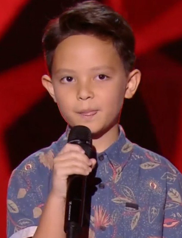 Natihei durant les auditions à l'aveugle. l Source : TF1 Replay