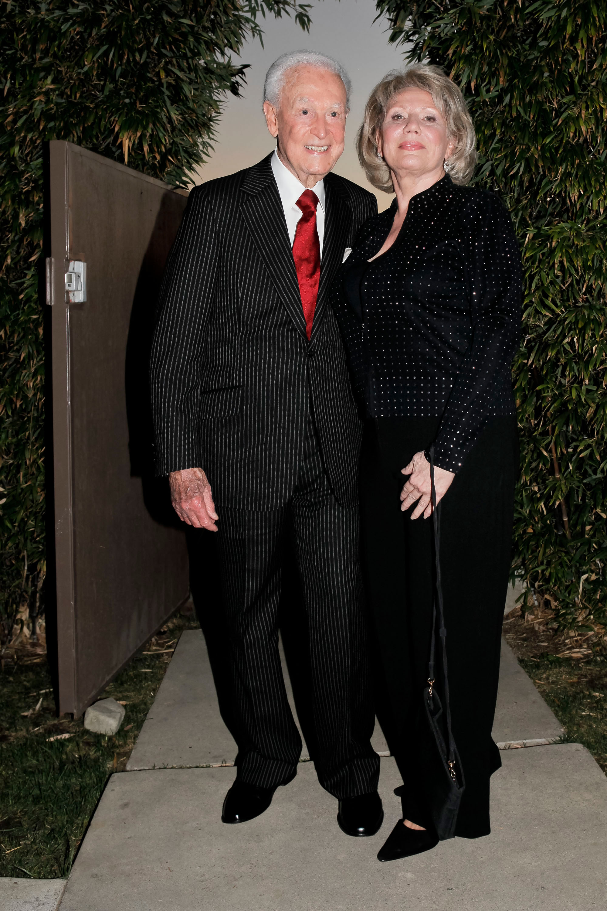 Bob Barker and Nancy Burnet at the Animal Defenders International Gala on October 13, 2012, in Hollywood, California | Source: Getty Images