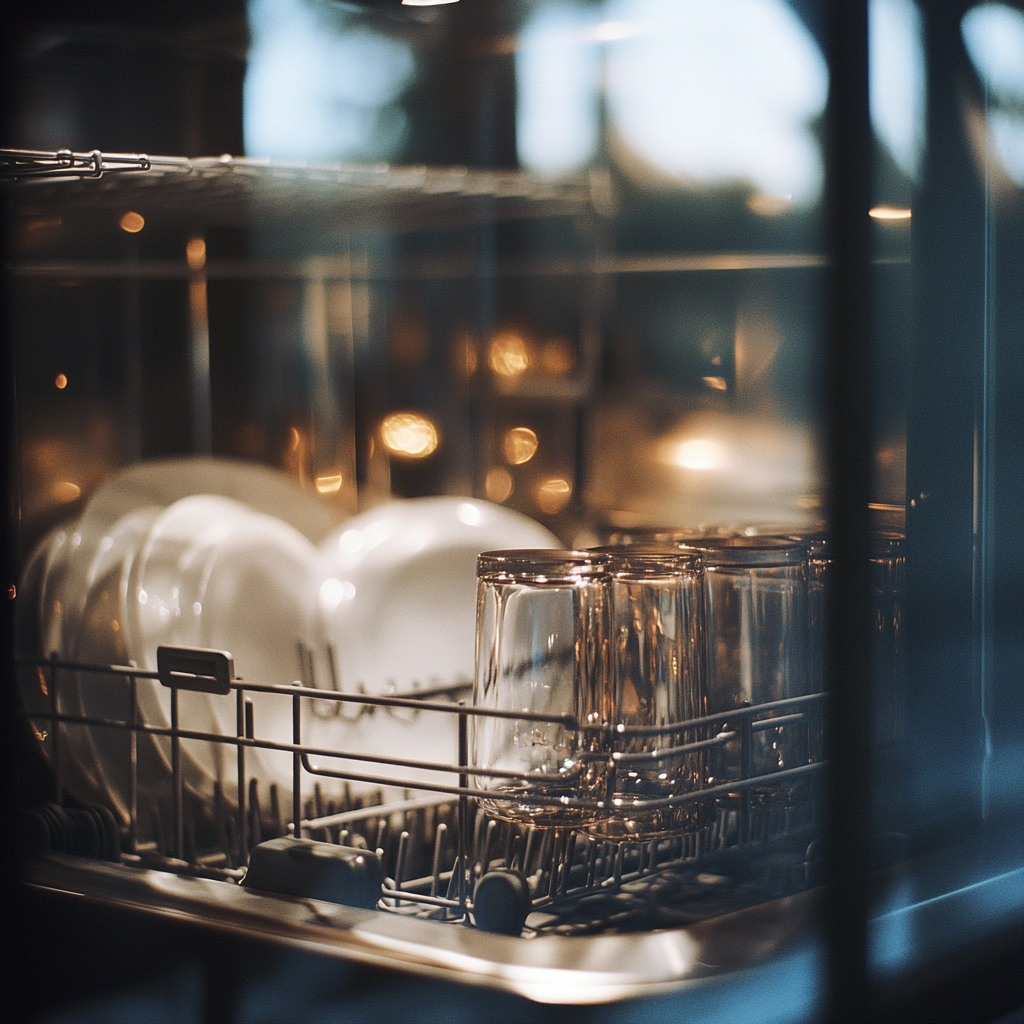 Items inside a dishwasher | Source: Midjourney