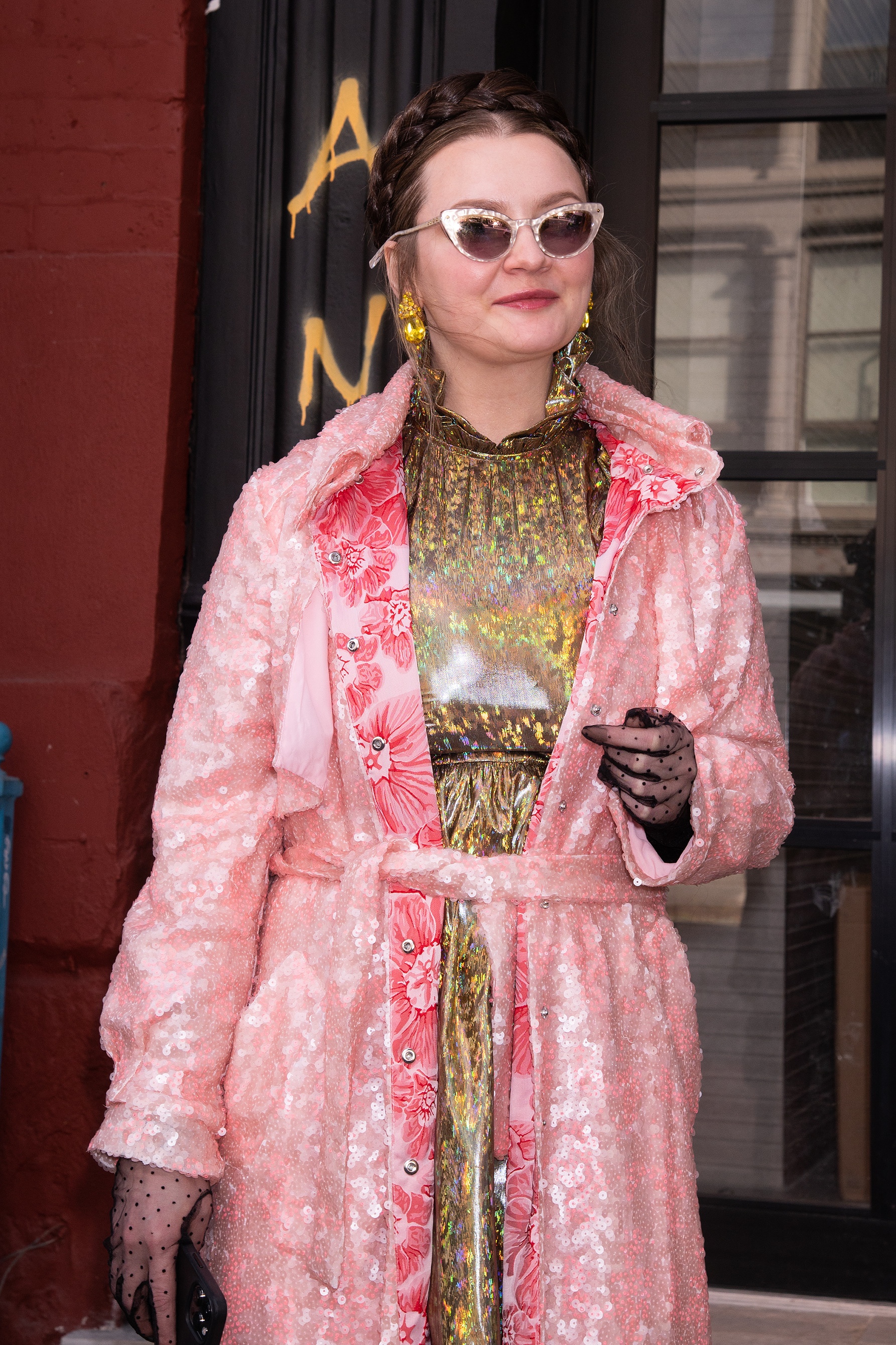 Anna Sorokin is seen in New York, on November 28, 2022 | Source: Getty Images