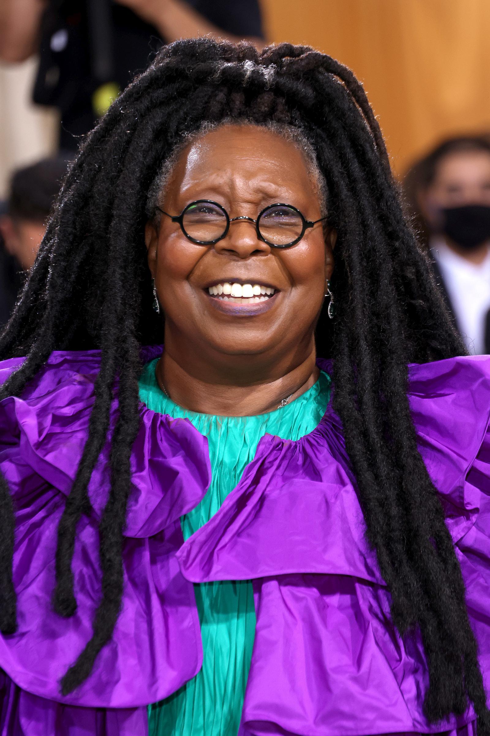 Whoopi Goldberg at The 2021 Met Gala on September 13, 2021, in New York. | Source: Getty Images