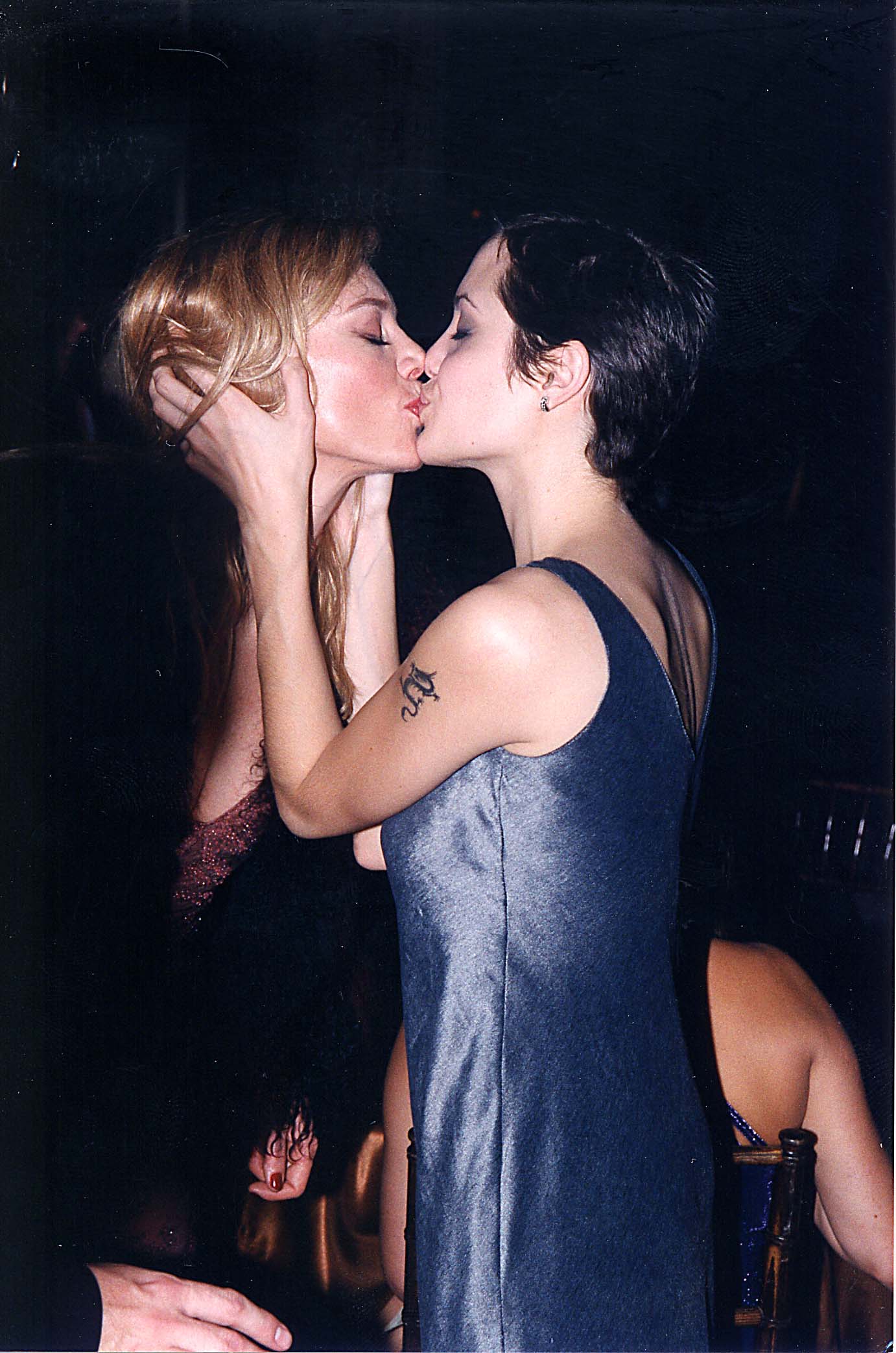 Angelina Jolie and Peta Wilson during 1997 Cable ACE Awards in Los Angeles, California | Source: Getty Images
