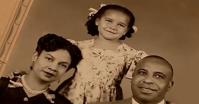 Verda Byrd y sus padres adoptivos. | Foto: Youtube/USA TODAY