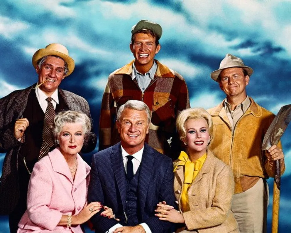 The cast of the American TV comedy series "Green Acres," circa 1968. | Photo: Getty Images