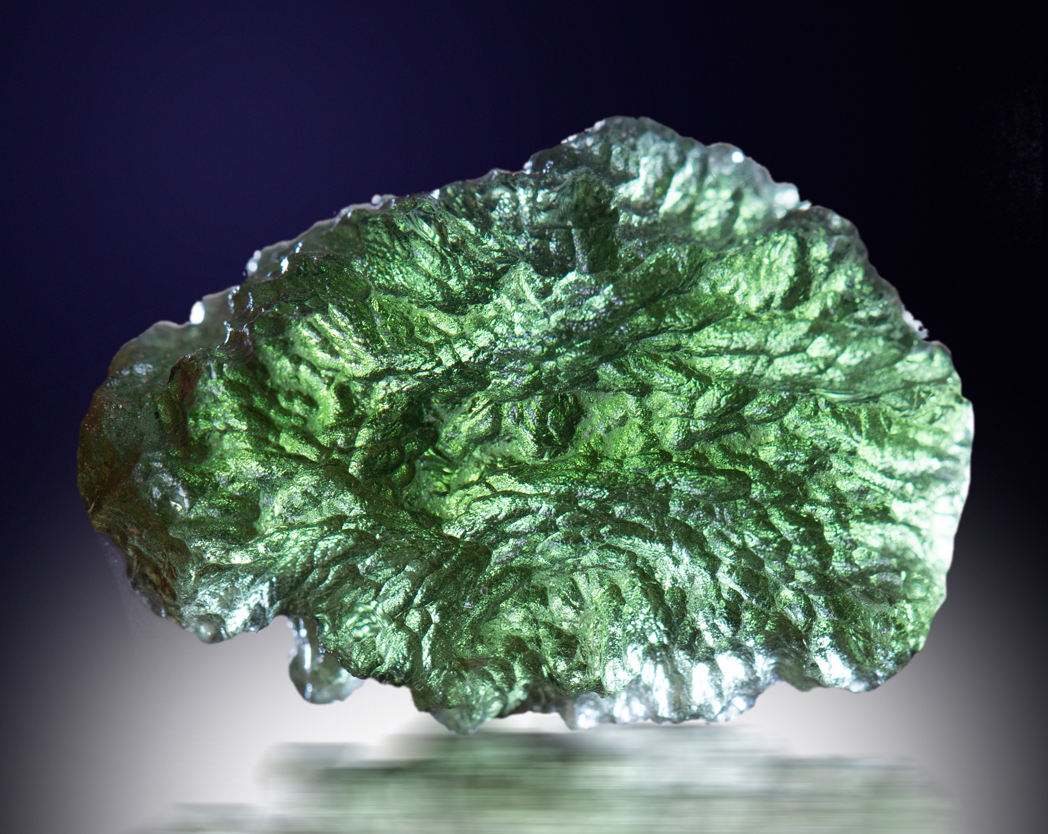 Photo of a piece of moldavite | Source: Shutterstock