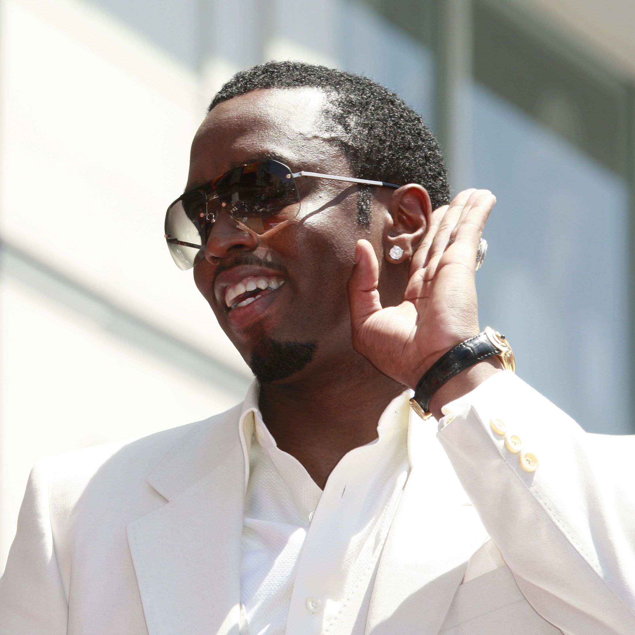 Diddy receiving a star on the Hollywood Walk of Fame on May 2, 2008 on Hollywood. | Photo: Getty Images