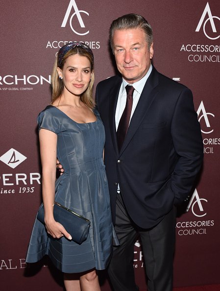 Hilaria Baldwin and Alec Baldwin at the 23rd Annual ACE Awards. | Source: Getty Images