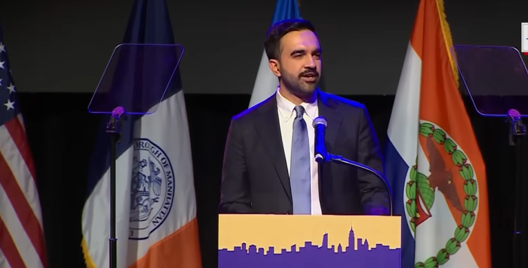 Zohran Mamdani giving his mayoral victory speech in Brooklyn, New York on November 4, 2025 | Source: Youtube/CBS News and Face the Nation