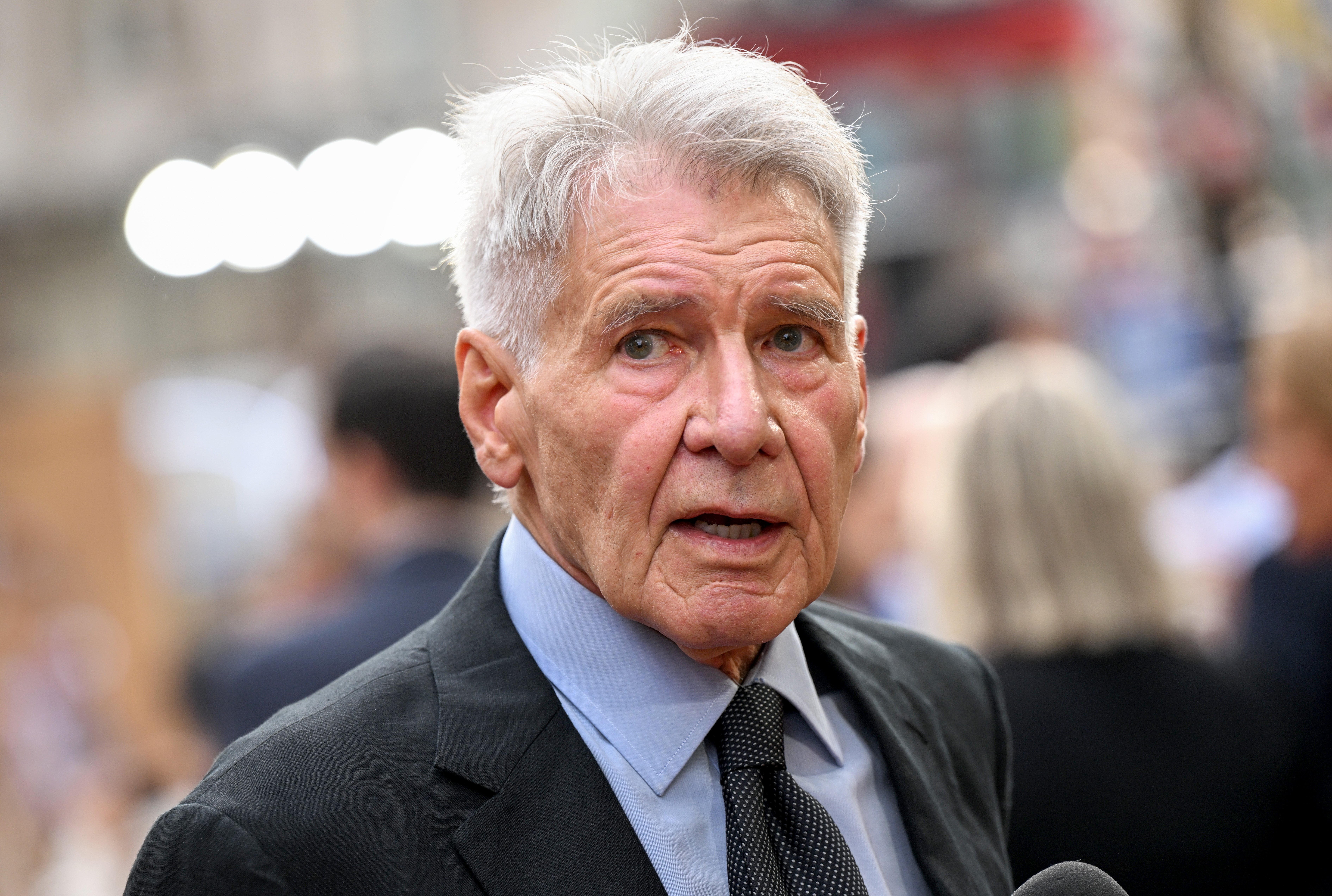 Harrison Ford at the premiere of "Indiana Jones and the Dial of Destiny" in London, England on June 26, 2023 | Source: Getty Images