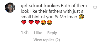 Screenshot of fan comment | Photo: Instagram/majorgirl