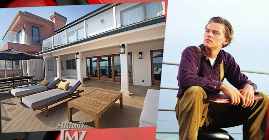 Leonardo DiCaprio's former Malibu house, from a video dated November 30, 2021 | Source: YouTube/@TMZ