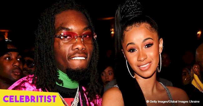 Cardi B and Offset's daughter Kulture seen for the first time 