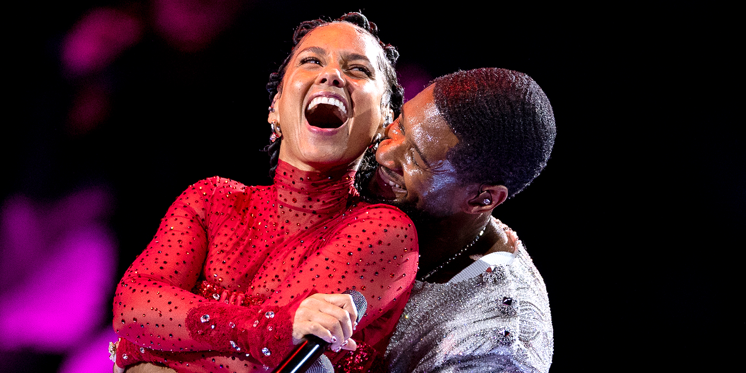 Alicia Keys and Usher | Source: Getty Images