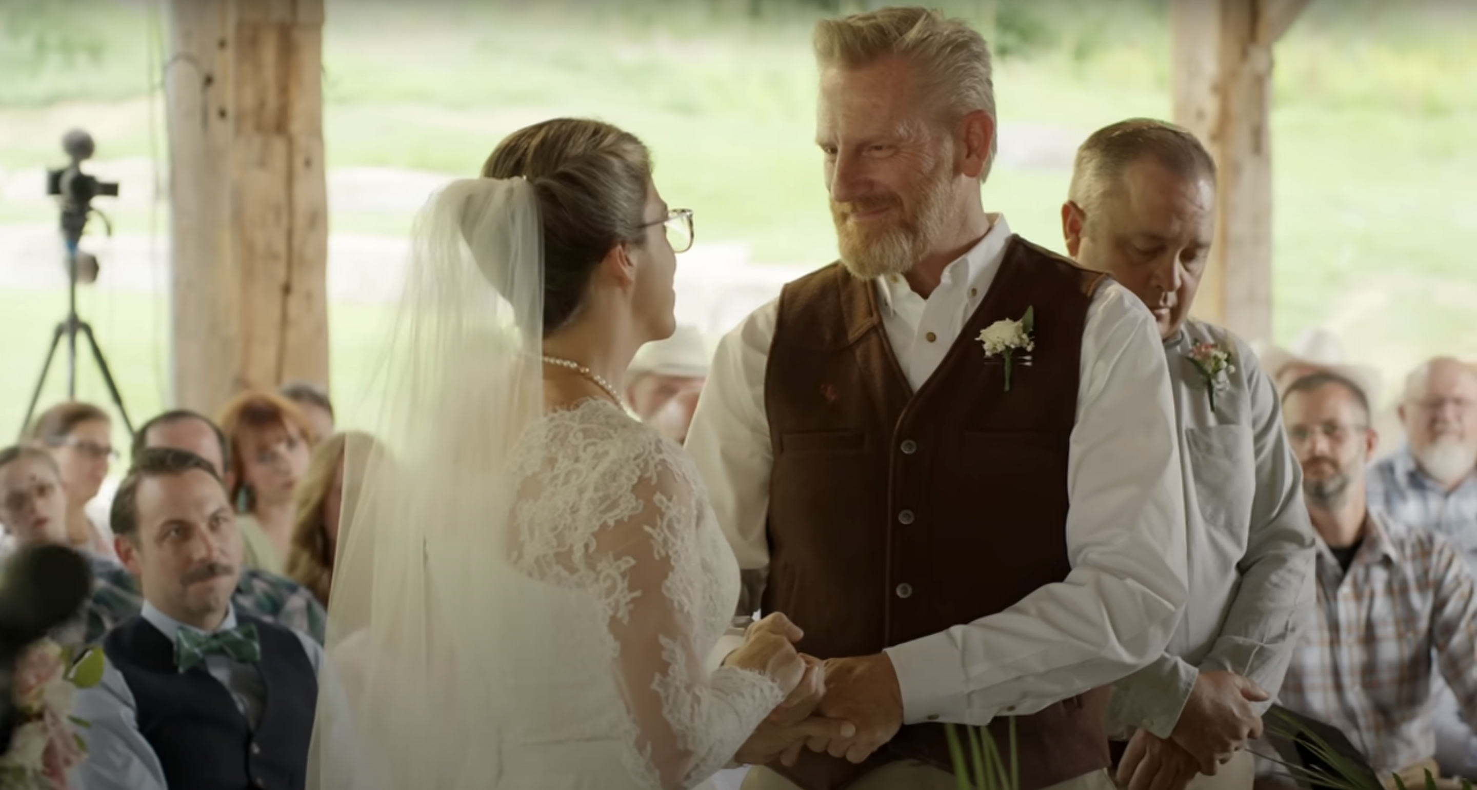 Rory and Rebecca exchanging vows | Source: YouTube/@RoryFeek