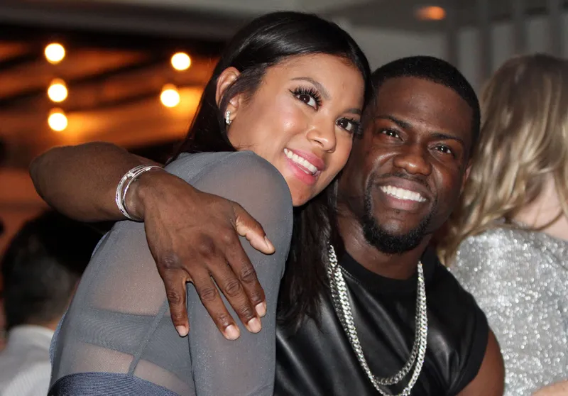 Kevin Hart and Eniko Parrish at the Kevin Hart Pre Super Bowl Party hosted by NuFace Ent. at The Culture Pearl on January 31, 2015. | Photo: Getty Images