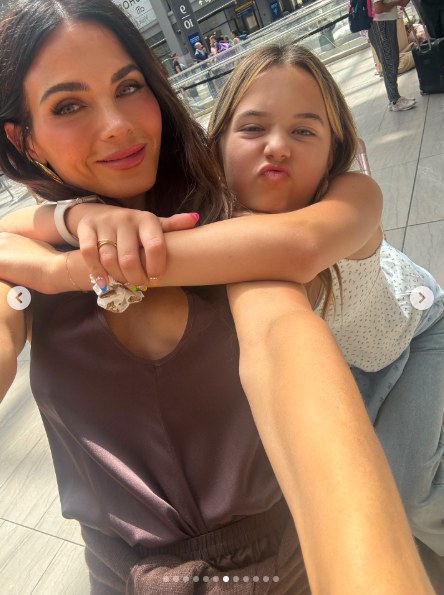 Jenna Dewan and Everly Tatum posing for a photo together during a mother-daughter trip, posted on July 13, 2025. | Source: Instagram/jennadewan