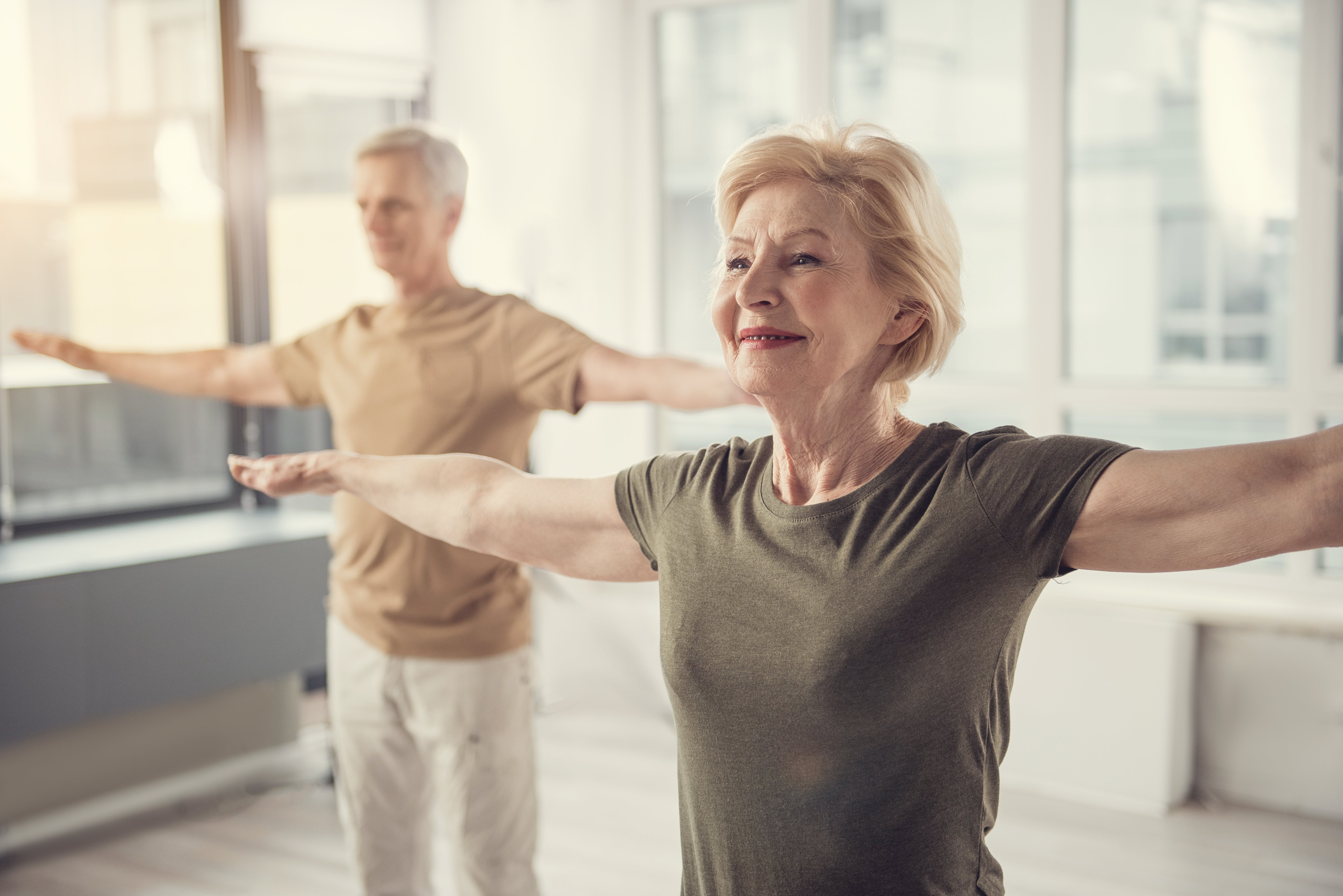 Senior aerobics class | Source: Shutterstock