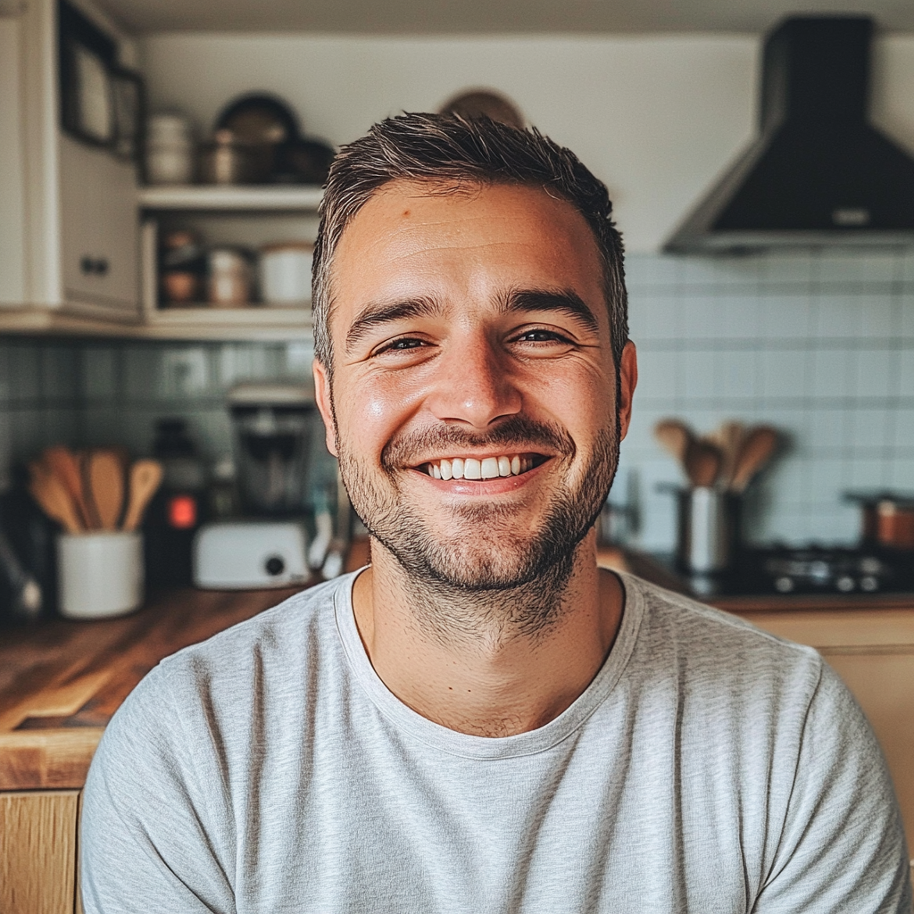 A smiling man | Source: Midjourney