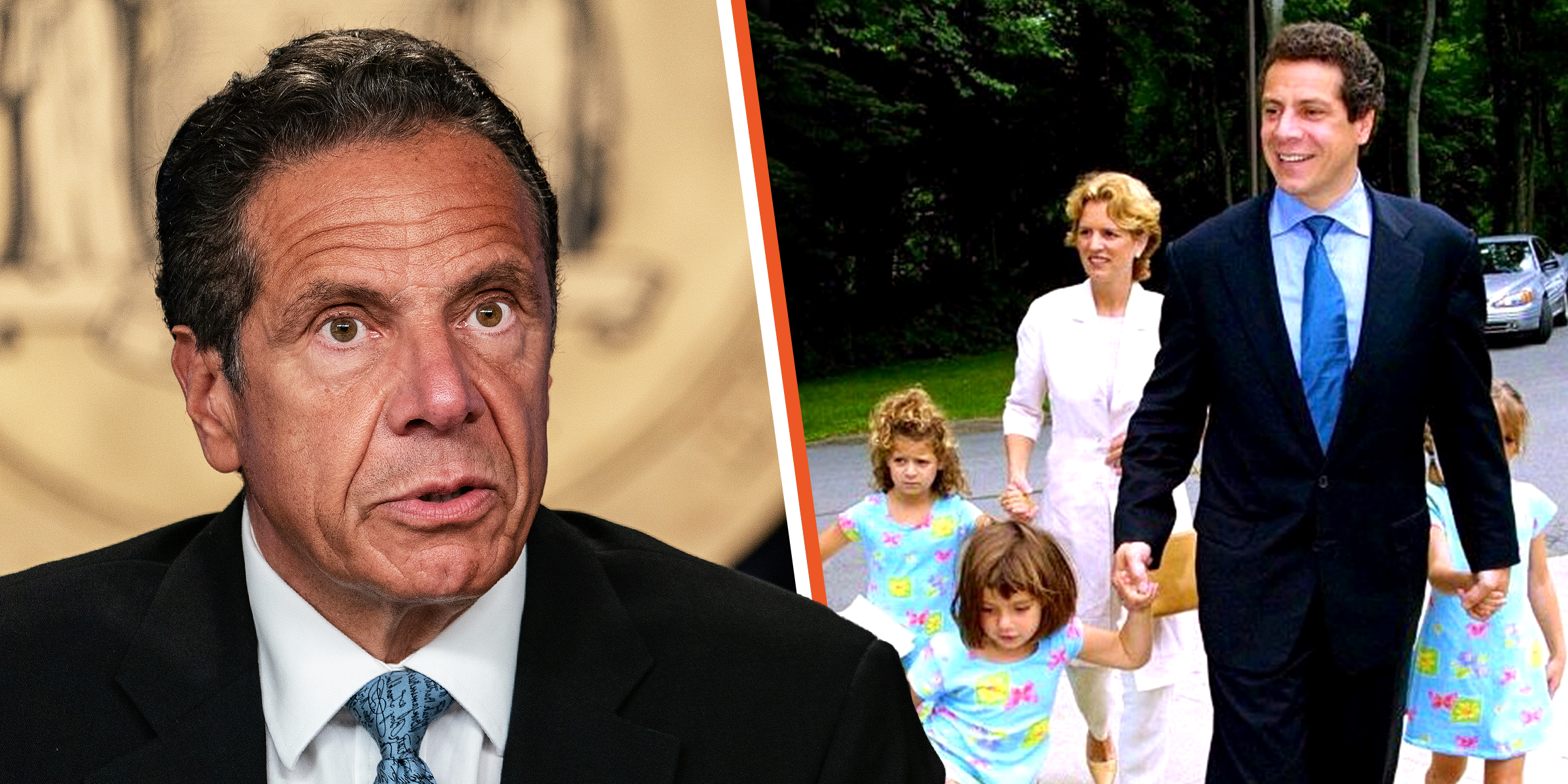 Andrew Cuomo | Andrew Cuomo and his daughters, Mariah, Cara, and Michaela | Source: Instagram.com/Andrewcuomo | Getty Images