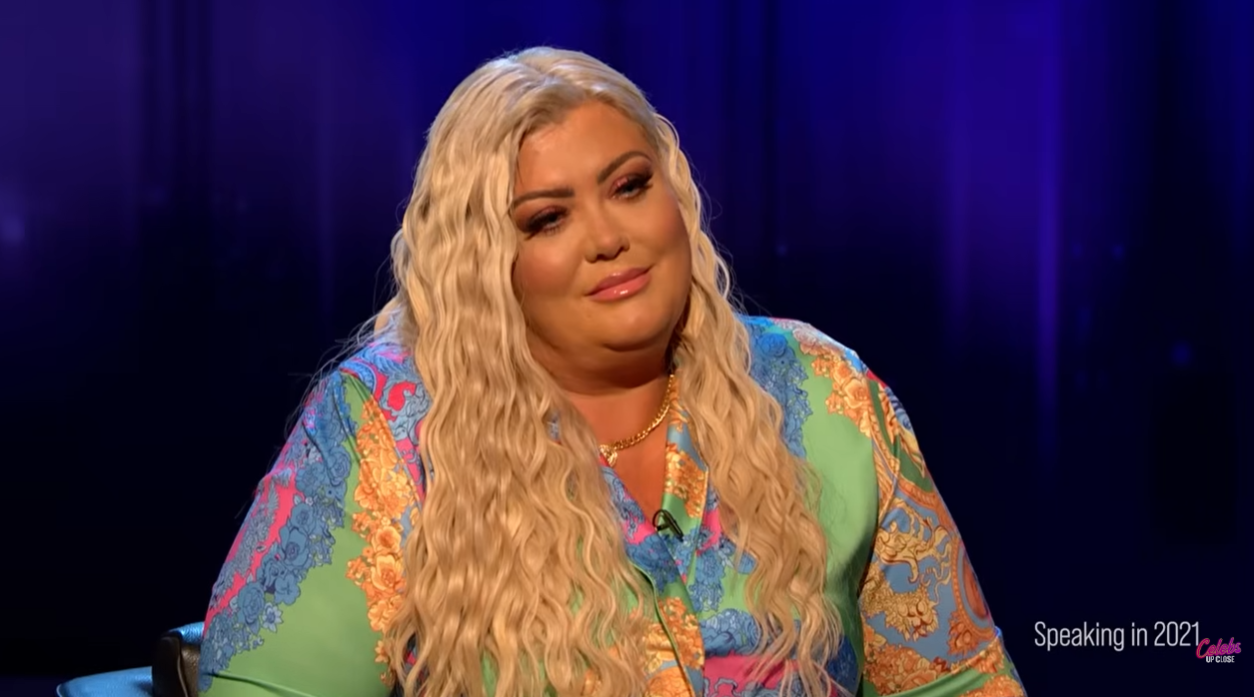 Gemma Collins during her 2021 appearance on Piers Morgan's "Life Stories". | Source: YouTube/Celebs Up Close