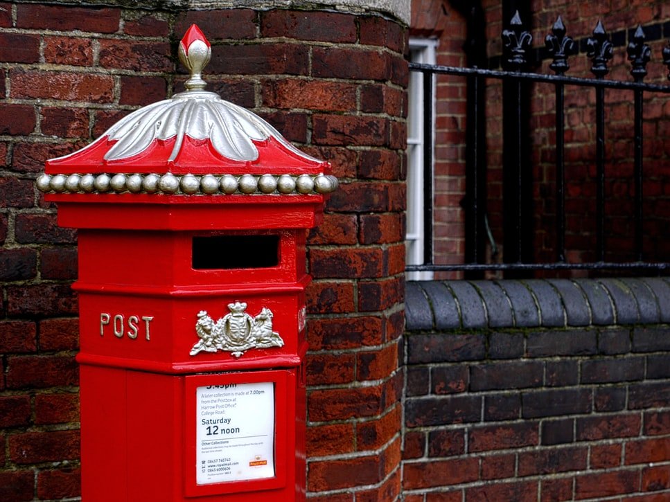 Royal Mail post office box