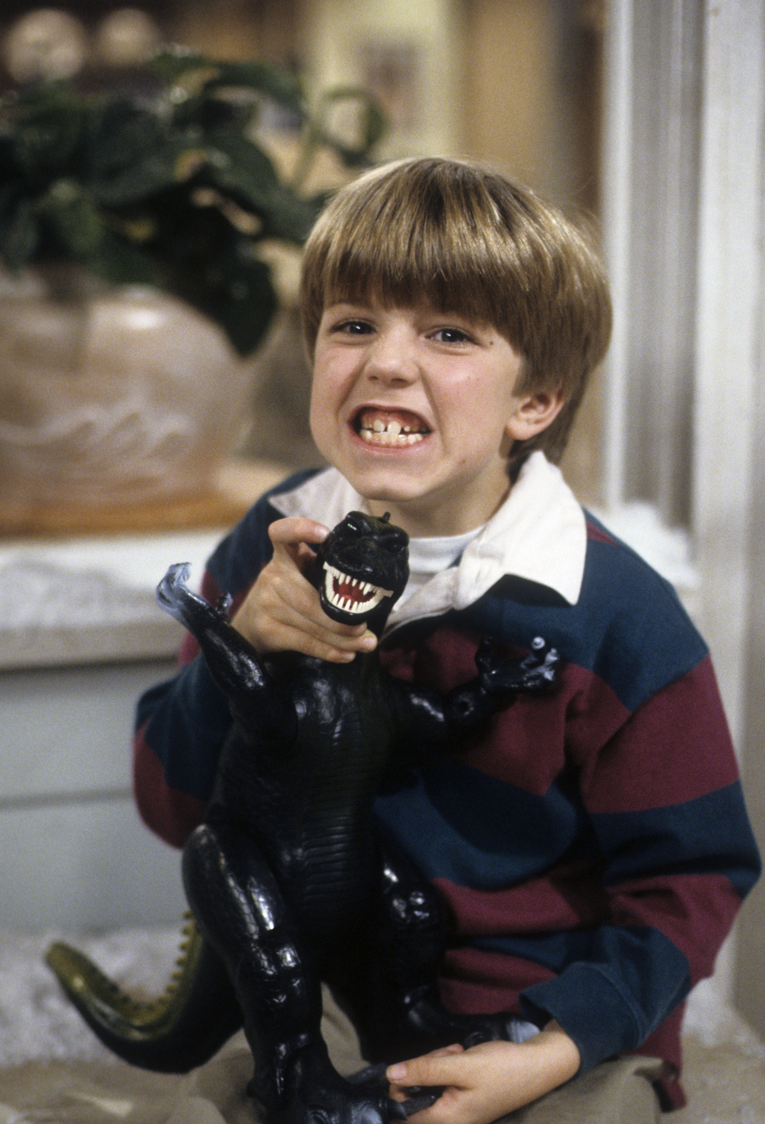 The "Home Improvement" child star on set on February 4, 1992. | Source: Getty Images