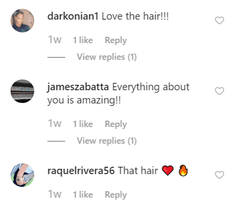 Fan comments on Jaimee Foxworth's post | Instagram: @jaimeethefoxx