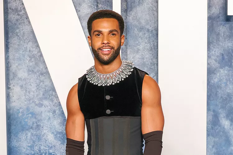 Lucien Leon Laviscount at the Vanity Fair Oscar Party on March 13, 2023. | Source: People