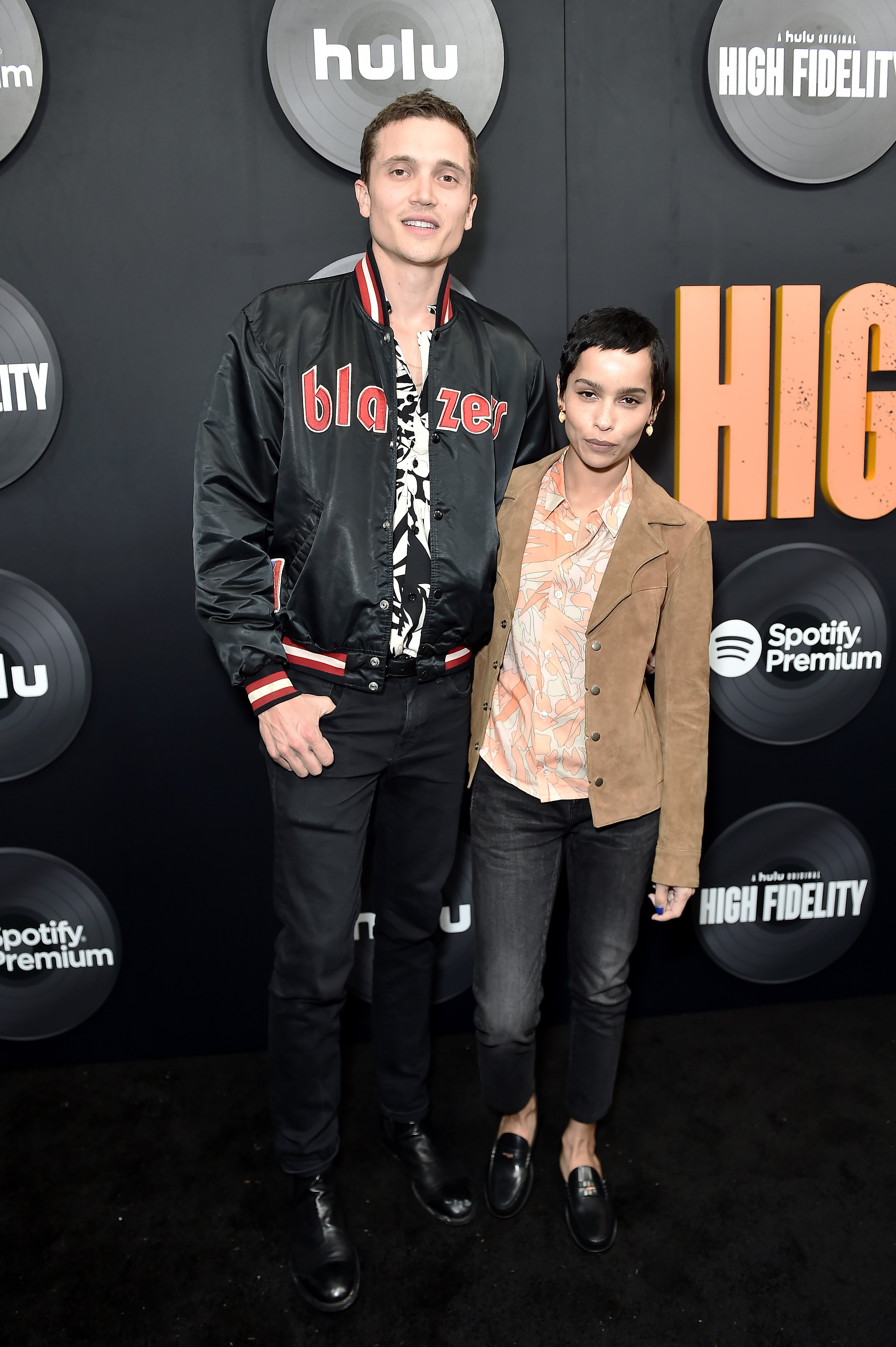 Karl Glusman and Zoe Kravitz attend Hulu's "High Fidelity" New York premiere at Metrograph on February 13, 2020 in New York City.  | Photo: Getty Images
