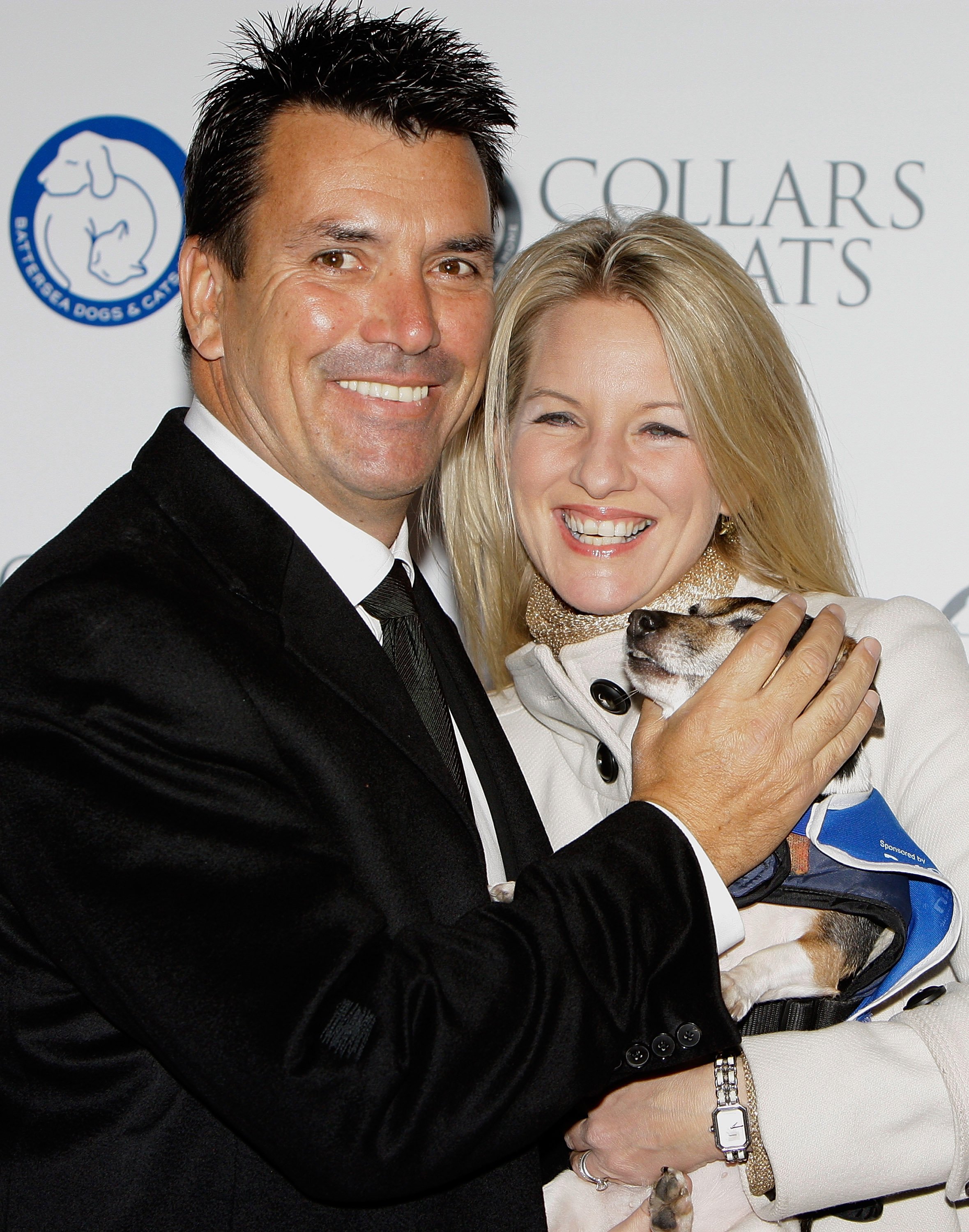 Nicholas Cowell Simon Cowell's brother at the Collars & Coats Gala Ball in 2012 in London, England. | Source: Getty Images