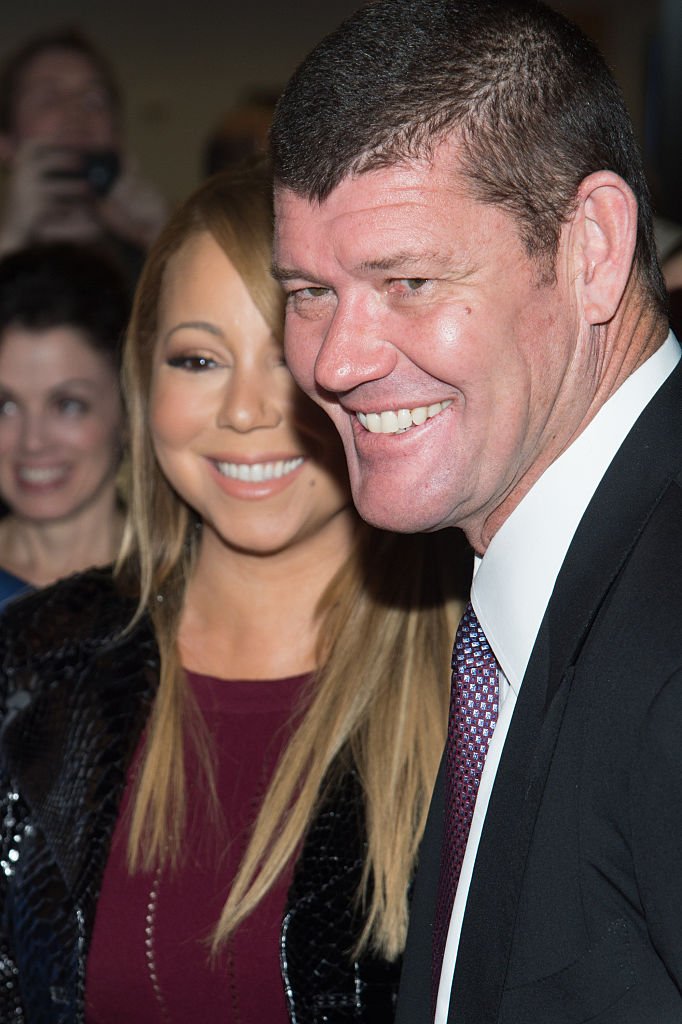 James Packer et Mariah Carey en septembre 2015 à New York. Photo : Getty Images