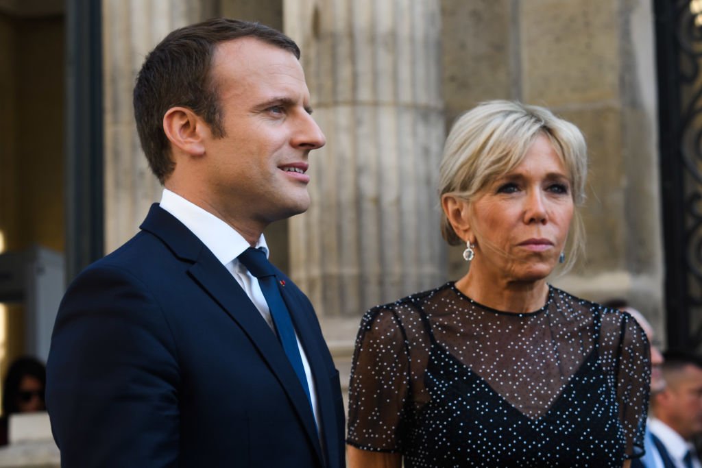 Brigitte et Emmanuel Macron.| Photo : Getty Images