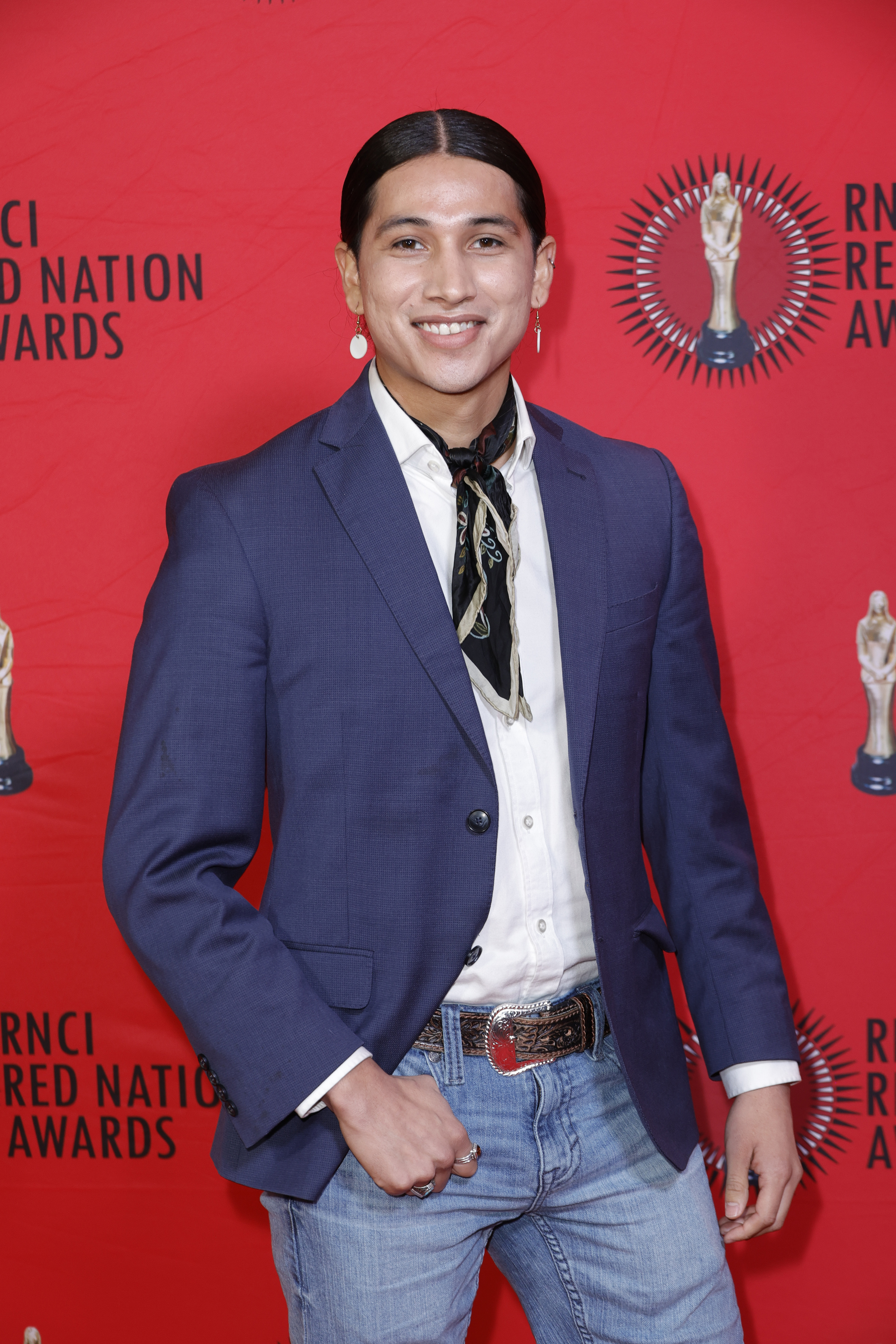 Cole Brings Plenty attends the Red Nation Celebration Institute's 28th RNCI Red Nation Awards at Fine Arts Theatre on November 12, 2023 in Beverly Hills, California | Source: Getty Images