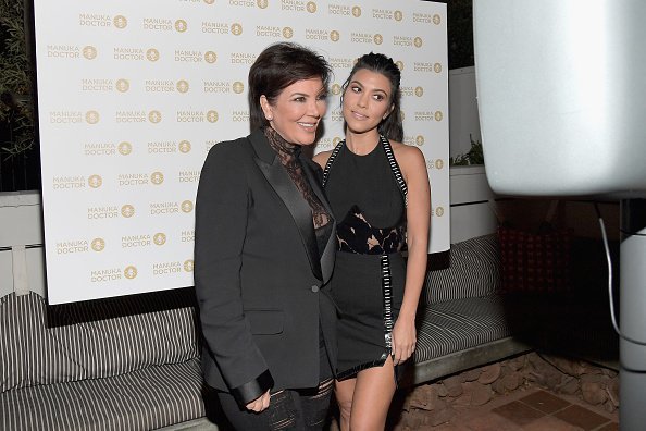 Kourtney Kardashian and Kris Jenner at Gracias Madre on October 19, 2016 in West Hollywood, California | Photo: Getty Images