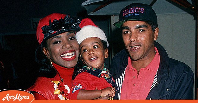 "Deterrence" actress Sheryl Lee Ralph with then-husband Eric Maurice and their child Etienne at the  KTLA Studios in Hollywood, California, on November 29, 1992. | Source: Getty Images