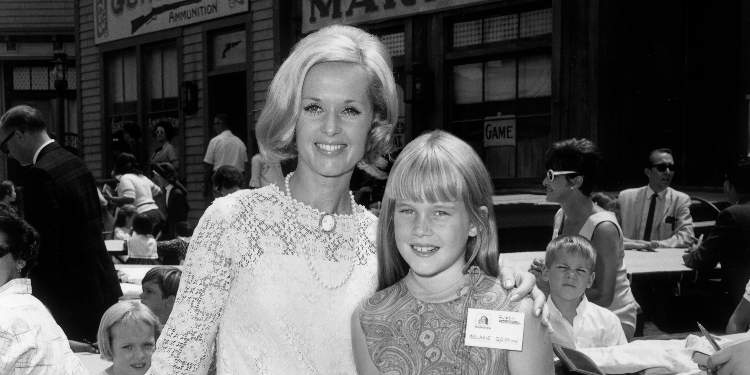 Tippi Hedren and Melanie Griffith, 1966 | Melanie Griffith and Tippi Hedren, 2022 | Source: Getty Images | Instagram.com/melaniegriffith
