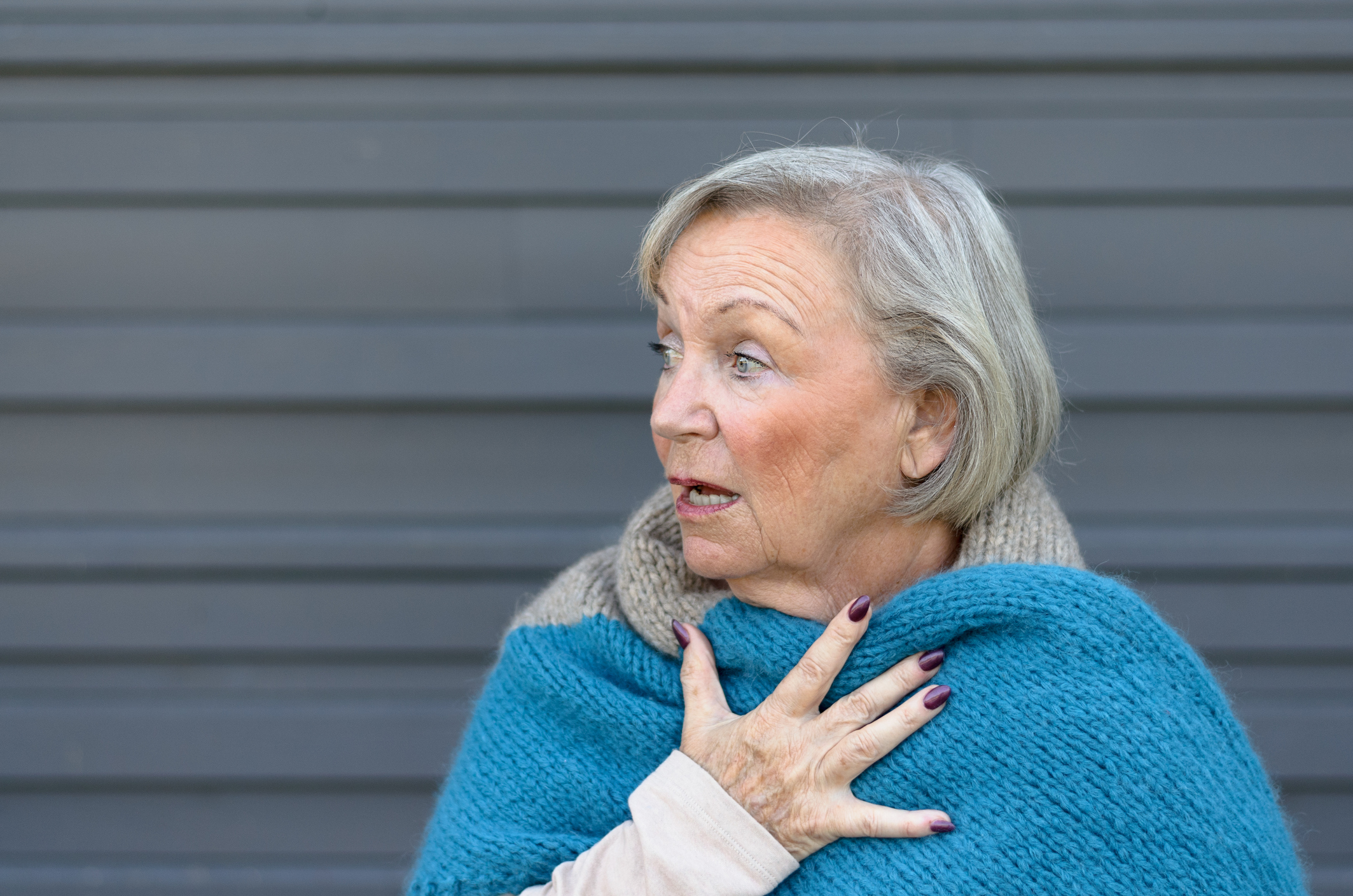 A shocked elderly woman | Source: Getty Images