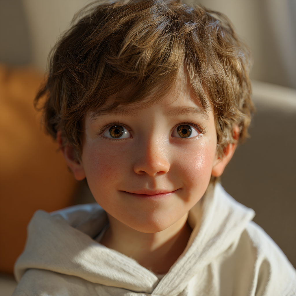 An excited little boy smiling | Source: Midjourney